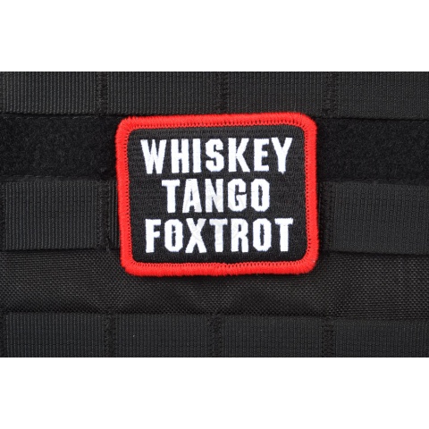 AMS Airsoft Premium Whiskey Tango Foxtrot Patch - Full Color