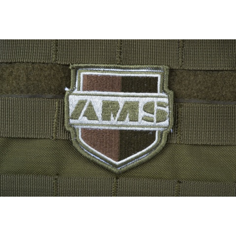 AMS SHIELD Patch - OD Green - Premium Hi-Fidelity Patch Series