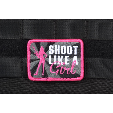 AMS Shoot Like A Girl Patch - Full Color - Hi-Fidelity Patch Series
