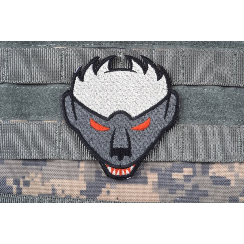 AMS Honey Badger Patch: Hi-Fidelity Patch Series - GRAY/ WHITE