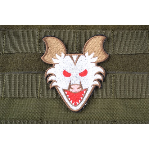 AMS Angry Possum Patch - TAN/ GRAY - Premium Hi-Fidelity Patch Series