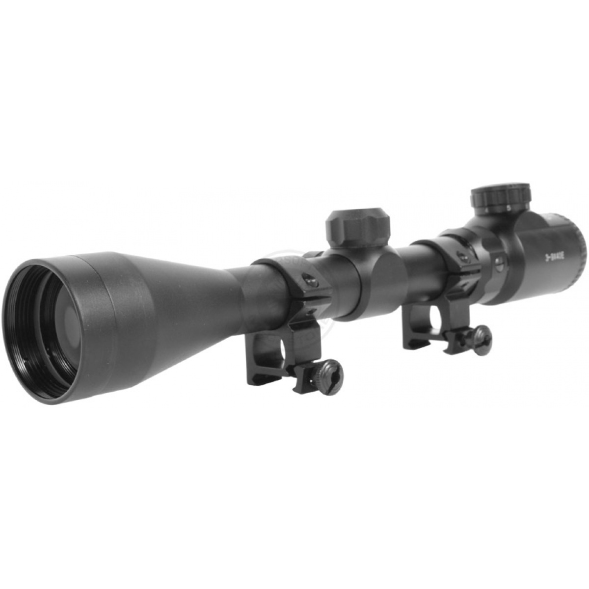 AMA Adjustable 39x40E Illuminated Rifle Scope Airsoft Megastore