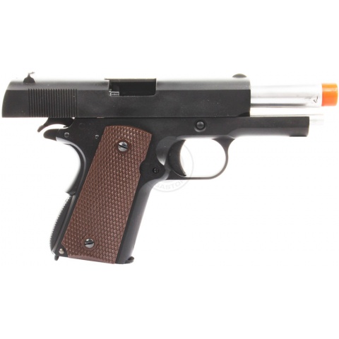 350 FPS WE Full Metal M1911 Commander WWII Gas Blowback Airsoft Pistol
