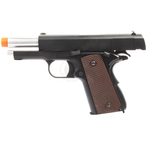 350 FPS WE Full Metal M1911 Commander WWII Gas Blowback Airsoft Pistol