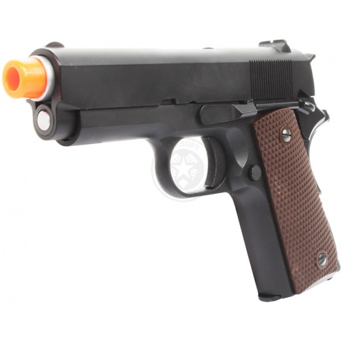 350 FPS WE Full Metal M1911 Commander WWII Gas Blowback Airsoft Pistol