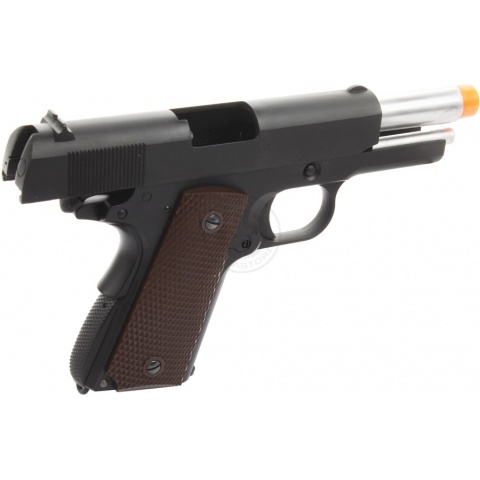 350 FPS WE Full Metal M1911 Commander WWII Gas Blowback Airsoft Pistol