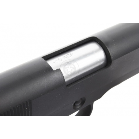350 FPS WE Full Metal M1911 Commander WWII Gas Blowback Airsoft Pistol