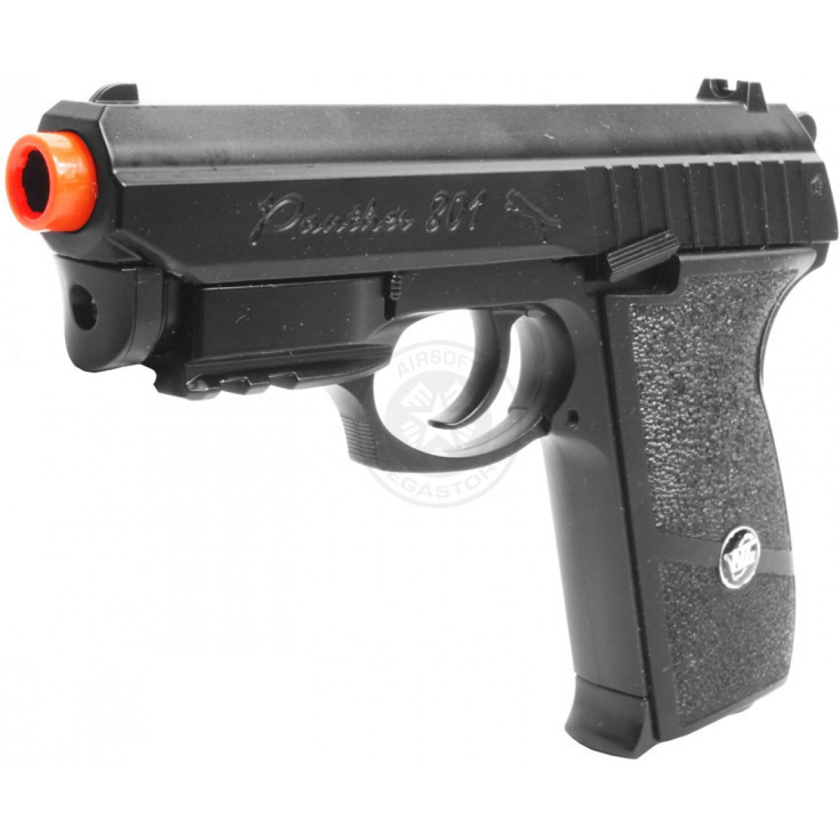 450 FPS WG Compact Panther 801 CO2 Blowback Airsoft Pistol w/ Laser Airsoft Megastore