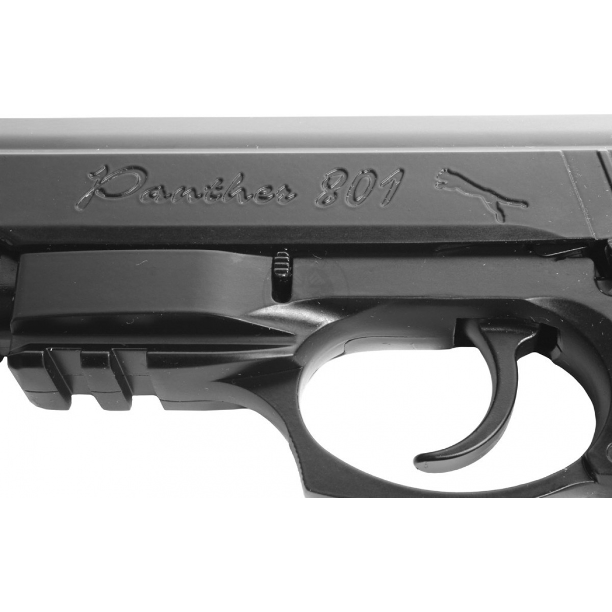 450 FPS WG Compact Panther 801 CO2 Blowback Airsoft Pistol w/ Laser Airsoft Megastore