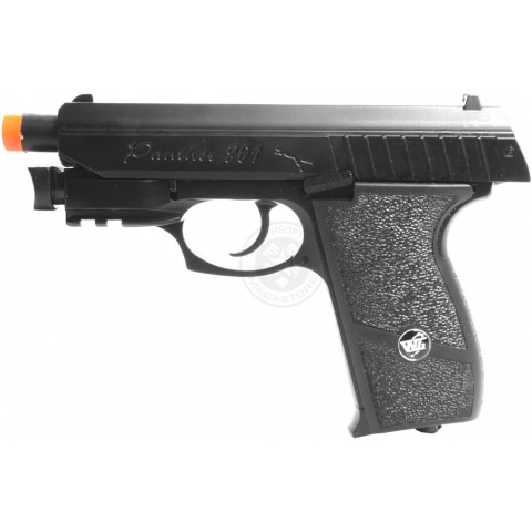 450 FPS WG Compact Panther 801 CO2 Blowback Airsoft Pistol w/ Laser