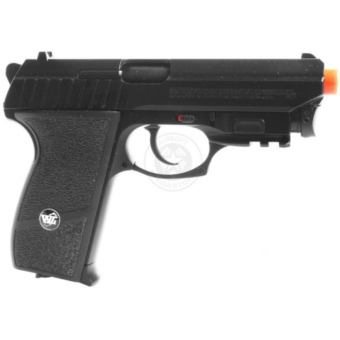 450 FPS WG Compact Panther 801 CO2 Blowback Airsoft Pistol w/ Laser