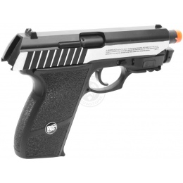WG Compact Panther 801 Airsoft CO2 Blowback Airsoft Pistol - SILVER