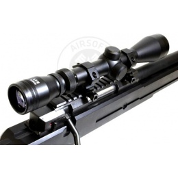 AIM Sports 3-9x40 Adjustable Zoom Rifle Scope Black Finish