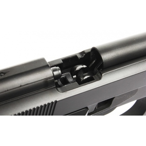330 FPS HFC Full Metal Black Widow Semi Automatic M9 Tactical Gas Blowback Airsoft Pistol