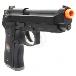 330 FPS HFC Full Metal Black Widow Semi Automatic M9 Tactical Gas Blowback Airsoft Pistol