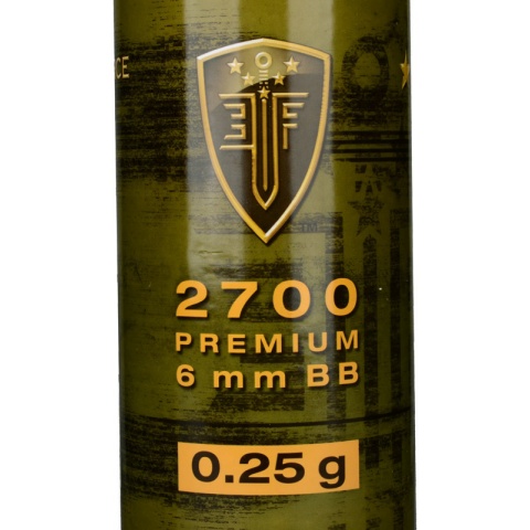 Elite Force 0.25g 2700 Round Premium 6mm Airsoft BBs
