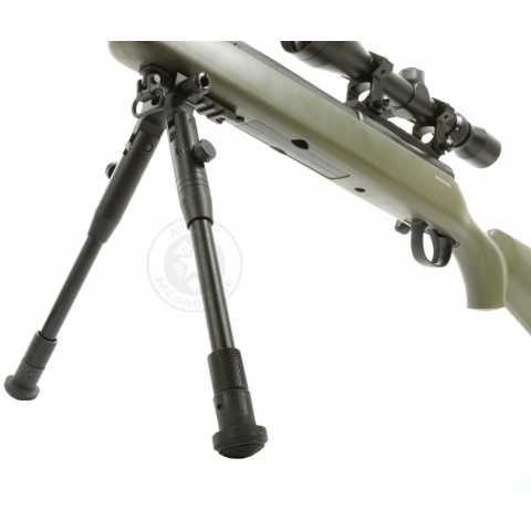 WellFire VSR-10 Spring Airsoft Sniper Rifle w/ Scope - OD GREEN