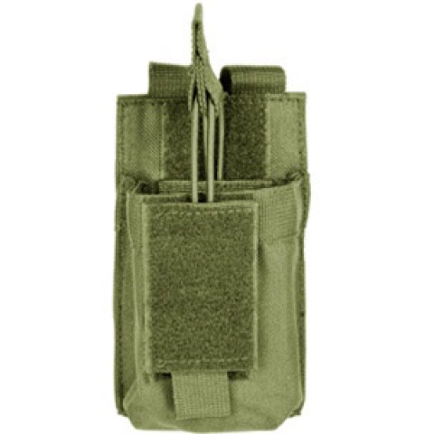 VISM MOLLE M4/M16 Single Rifle Mag Pouch - OD