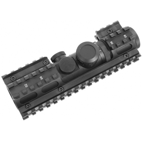 NcStar 2-7x32 Illuminated Full Metal Tactical 3-Rail Sighting System