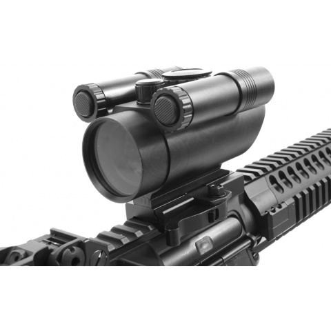 VISM Airsoft 7-Intensity Red Dot Scope w/ Green Laser Flashlight Combo