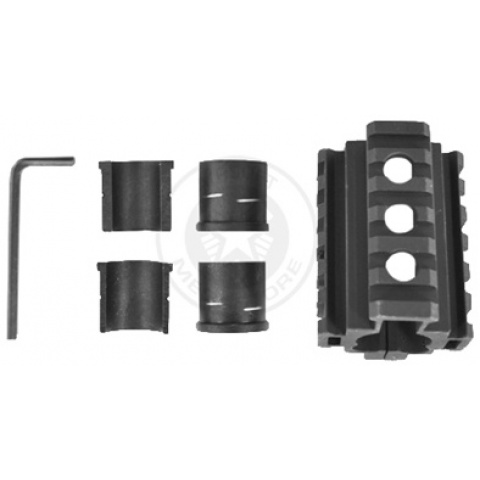 AIM Sports M4 / M16 Full Metal Front Sight Tri-Rail Barrel Mount