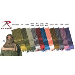 Rothco Tactical Multi-Purpose Shemagh Scarf - BLUE & BLACK