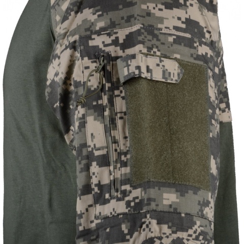 Rothco ACU Digital Camouflage Combat Shirt w/ Elbow Pads