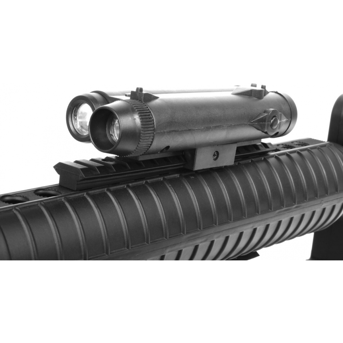 300 FPS WellFire M16A3 Spring Airsoft Rifle w/ Tactical Accessories