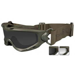 Wiley X Spear Tactical Ballistic Goggles Eye Protection - GREEN