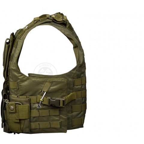 AMA MOLLE StrikeForce 1000D Modular Plate Carrier - OLIVE DRAB
