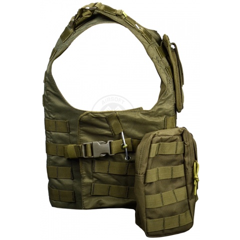 AMA MOLLE StrikeForce 1000D Modular Plate Carrier - OLIVE DRAB