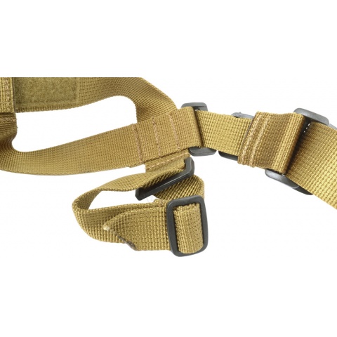 AMA Airsoft Quick Release 3-Point Adjustable Sling - TAN
