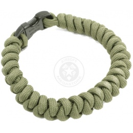 Flyye Industries Mil-Spec Paracord Snake Weave Bracelet - OD