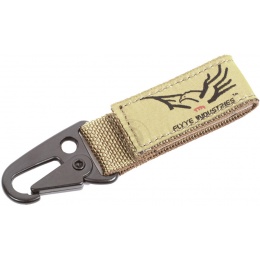 Flyye Industries Airsoft Single Point Hook Key Chain - COYOTE BROWN