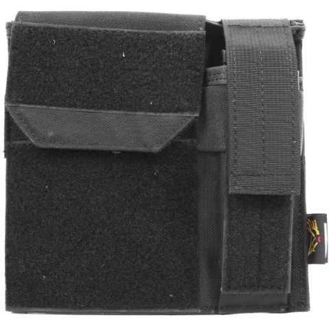 Flyye Industries MOLLE Admin Panel w/ Pistol Mag Pouch - BLACK