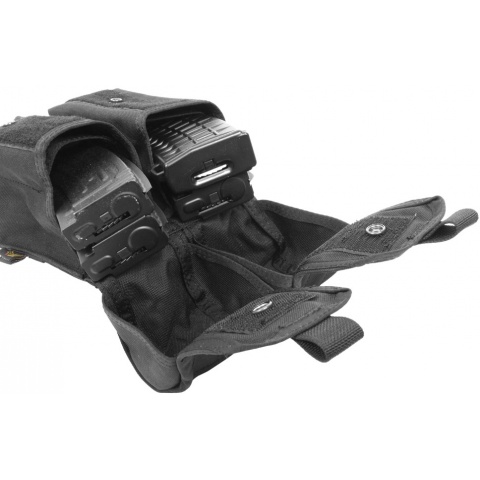 Flyye Industries MOLLE Double AK Magazine Pouch - BLACK
