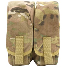 Flyye Industries MOLLE Double AK Magazine Pouch - Genuine Multicam