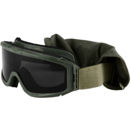 Bobster ALPHA ANSI Z87 Ballistic Rated Goggles w/ Extra Lenses - OD