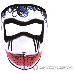 Zan Headgear Tactical Airsoft Neoprene JOKER Trickster Full Face Mask