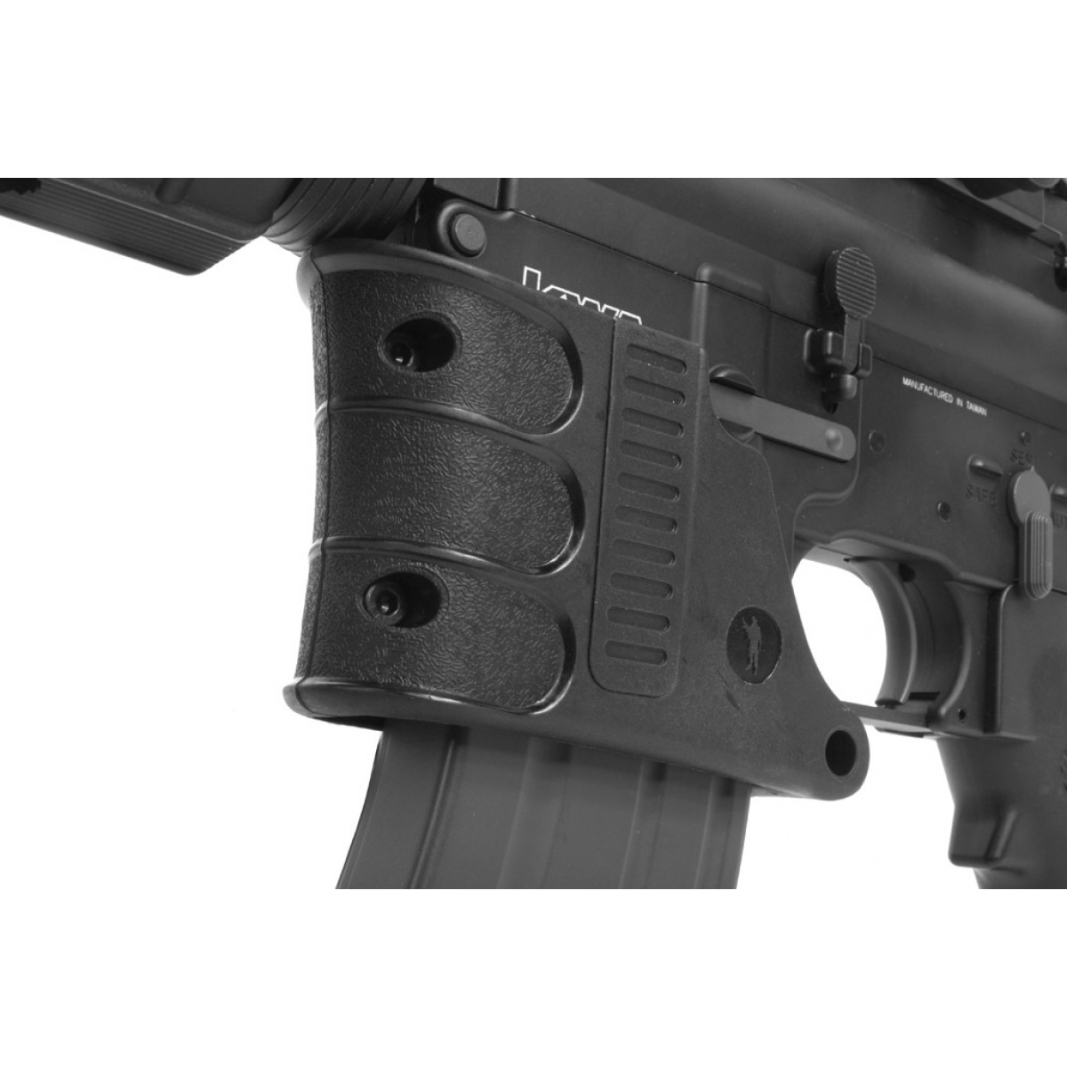 Tactical Rifle Magazine Well Grip Black For Airsoft 