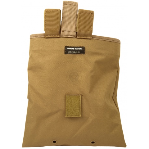 G-Force MOLLE Large Roll-Up Dump Pouch w/ Drawstring Closure - TAN