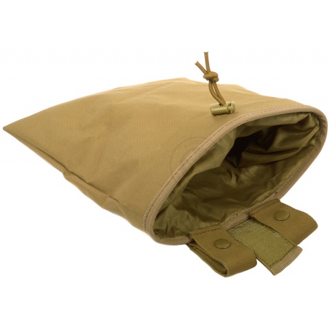 G-Force MOLLE Large Roll-Up Dump Pouch w/ Drawstring Closure - TAN