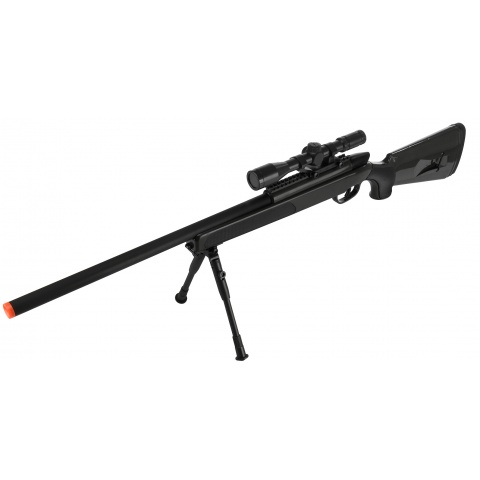 CYMA Airsoft MK51 Bolt Action Sniper Rifle w/ Scope - BLACK