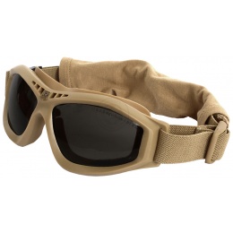 Revision Bullet Ant Ballistic Goggles w/ Smoke & Clear Lenses - TAN