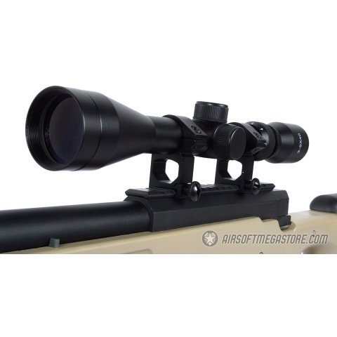 WellFire MK96 Bolt Action AWP Sniper Rifle w/ Scope and Bipod - TAN