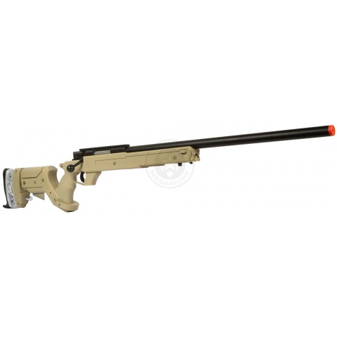 WellFire SR22 Full Metal Type 22 Bolt Action Sniper Rifle - DARK EARTH