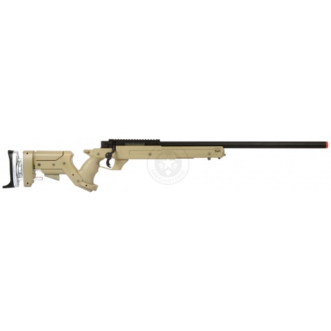 WellFire SR22 Full Metal Type 22 Bolt Action Sniper Rifle - DARK EARTH