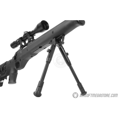 WellFire MB12D Full Metal Bolt Action Sniper Rifle w/  Scope and Bipod