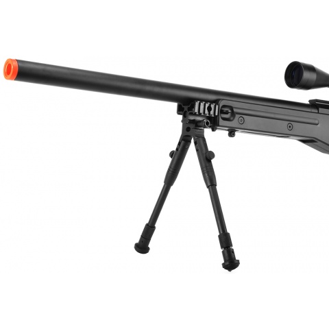 WellFire MK96 AWP Bolt Action Airsoft Sniper Rifle w/ Scope & Bipod