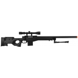 WellFire MK96 AWP Bolt Action Airsoft Sniper Rifle w/ Scope & Bipod